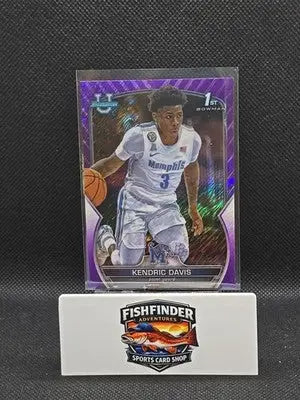 2022-23 Bowman University Chrome - Kendric Davis #59 Purple Shimmer Refractor... - Basketball Card Single
