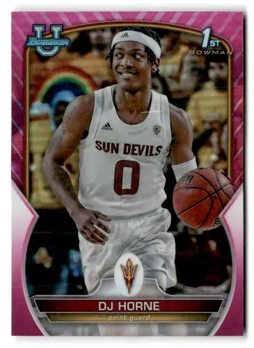 2022-23 Bowman University Chrome Refractor Pink #54 DJ Horne NM Near Mi ID:65462 - Baseball Card Single