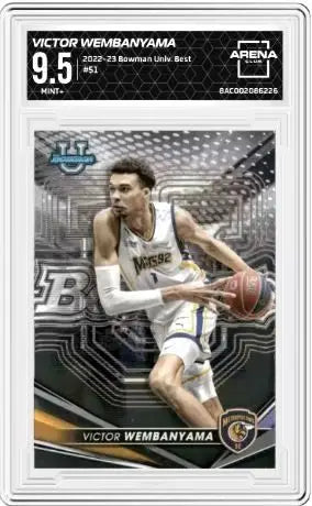 2022-23 Bowman Unviersity Best Victor Wembanyama #51 Basketball AC 9.5