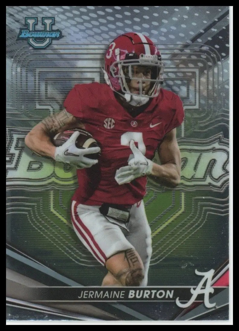 2022-23 Bowman’s Best University - Jermaine Burton #71 (RC)