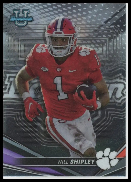 2022-23 Bowman’s Best University - Will Shipley #56 (RC)