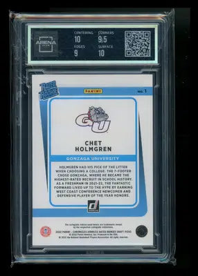 2022-23 Chronicles Draft Pick Pink Chet Holmgren #1 Basketball Arena Club 9.5 - Basketball Card Single