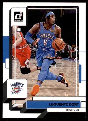 2022-23 Donruss #101 Luguentz Dort NM-MT Thunder ID:57241 - Basketball Card Single