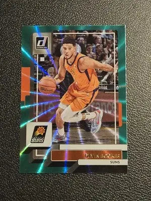 2022-23 Donruss #132 Devin Booker Holo Laser Green - Basketball Card Single