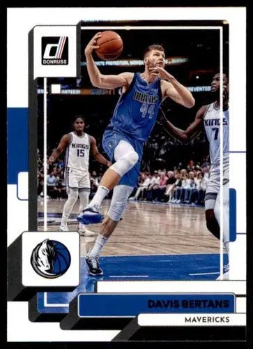 Original gloss Davis Bertans basketball card 2022-23 Donruss NM-MT Mavericks