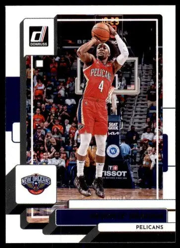 Basketball trading card of Devonte Graham with original gloss from 2022-23 Donruss
