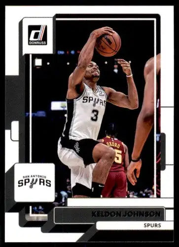 2022-23 Donruss #169 Keldon Johnson NM-MT Spurs ID:57235 - Basketball Card Single
