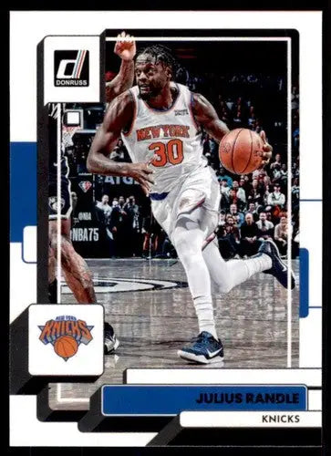 Original gloss Julius Randle basketball card 2022-23 Donruss NM-MT Knicks