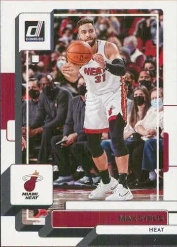 2022-23 Donruss Max Strus basketball card with original gloss from Simply Sandoval