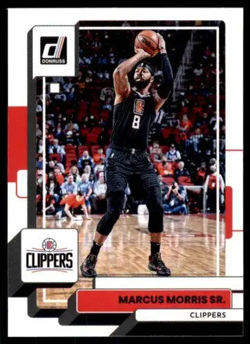 Original gloss Marcus Morris Sr. basketball card from 2022-23 Donruss by Simply Sandoval