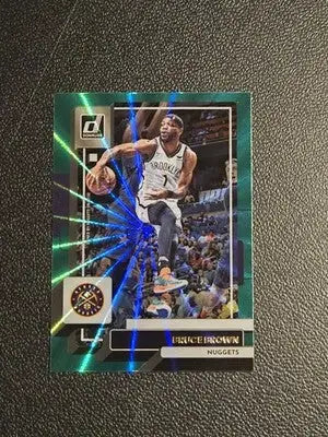 2022-23 Donruss #200 Bruce Brown Holo Laser Green - Basketball Card Single