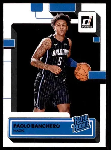 2022-23 Donruss #201 Paolo Banchero NM-MT RC Rookie Magic Rated Rookie ID:54805 - Basketball Card Single