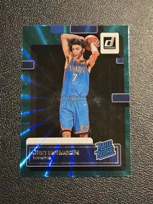 2022-23 Donruss #202 Chet Holmgren Holo Laser Green - Basketball Card Single