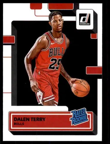 2022-23 Donruss #218 Dalen Terry NM-MT RC Rookie Bulls Rated Rookie ID:54822 - Basketball Card Single