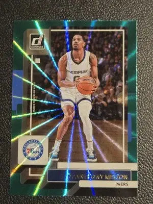 2022-23 Donruss #22 De’Anthony Melton Holo Laser Green - Basketball Card Single
