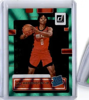 2022-23 Donruss #229 TyTy Washington Jr. Holo Laser Green - Basketball Card Single