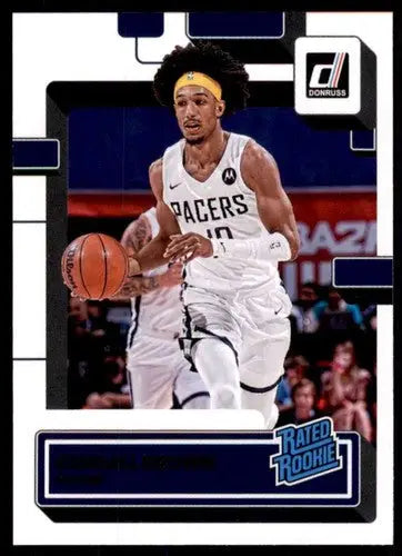 Basketball trading card of Kendall Brown Rated Rookie 2022-23 Donruss original gloss