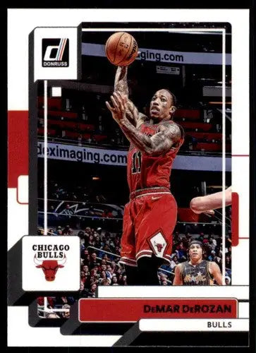 Original gloss DeMar DeRozan basketball card from 2022-23 Donruss Bulls ID:57222