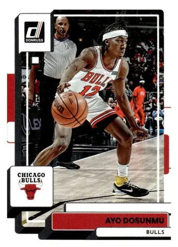 Ayo Dosunmu basketball card with original gloss in NM-MT condition from 2022-23 Donruss