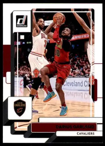 Darius Garland basketball card with original gloss, 2022-23 Donruss NM-MT Cavaliers