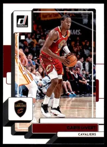 Basketball trading card featuring Caris LeVert NM-MT from 2022-23 Donruss series