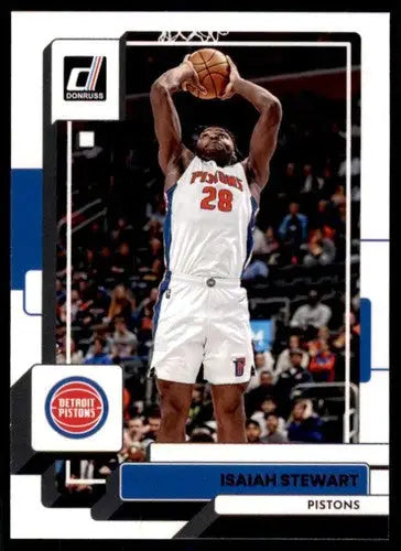 Basketball trading card of Isaiah Stewart from 2022-23 Donruss with original gloss