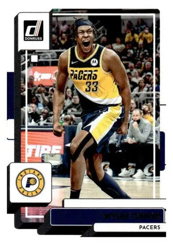 Original gloss 2022-23 Donruss Myles Turner NM-MT basketball card Pacers ID 57270