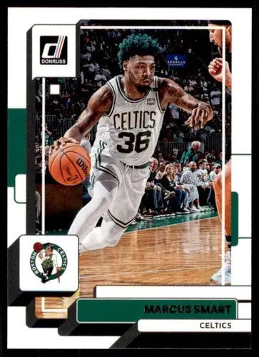 Original gloss Marcus Smart basketball card from 2022-23 Donruss featuring Celtics ID 57229