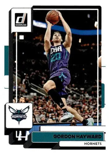 Original gloss Gordon Hayward basketball card 2022-23 Donruss NM-MT Hornets