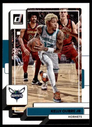Basketball trading card of Kelly Oubre featuring original gloss from 2022-23 Donruss