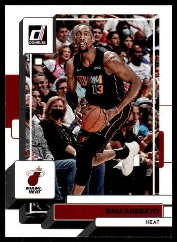 2022-23 Donruss #72 Bam Adebayo NM-MT Heat ID:57049 - Basketball Card Single