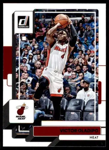 Victor Oladipo basketball card with original gloss, 2022-23 Donruss NM-MT heat