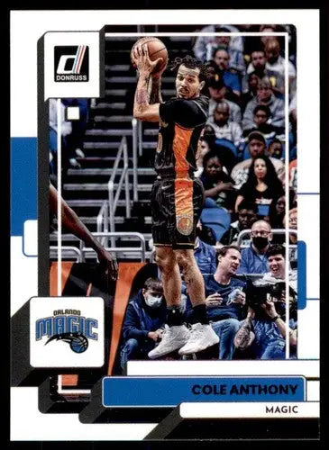 2022-23 Donruss Cole Anthony basketball card with original gloss from Simply Sandoval