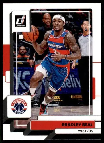 Bradley Beal basketball card 2022-23 Donruss NM-MT with original gloss Wizards