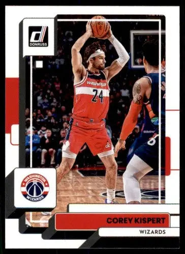 Corey Kispert basketball card 2022-23 Donruss original gloss NM-MT Wizards ID:57071