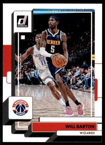 Basketball trading card featuring Will Barton from 2022-23 Donruss series with original gloss