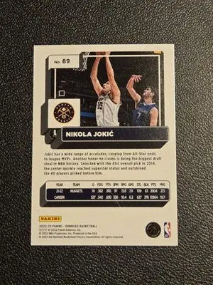 2022-23 Donruss #89 Nikola Jokic - Basketball Card Single