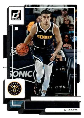 Original gloss Basketball trading card featuring Michael Porter Jr. from 2022-23 Donruss