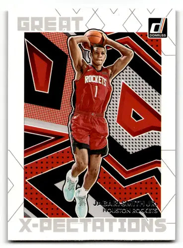 2022-23 Donruss Great X-Pectations #6 Jabari Smith Jr. NM-MT Rockets ID:55489 - Basketball Card Single