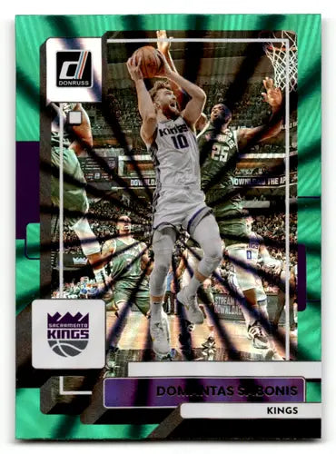 2022-23 Donruss Holo Green Laser #139 Domantas Sabonis NM-MT Sac Kings ID:57892 - Basketball Card Single