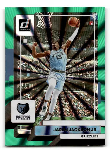 2022-23 Donruss Holo Green Laser #155 Jaren Jackson Jr. NM-MT Grizzlies ID:57888 - Basketball Card Single