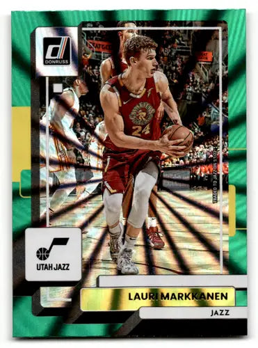 2022-23 Donruss Holo Green Laser #176 Lauri Markkanen NM-MT Jazz ID:57895 - Basketball Card Single