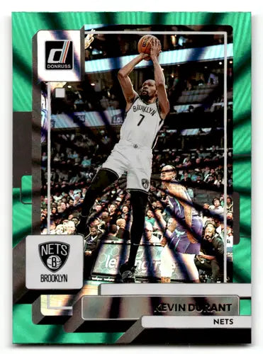 2022-23 Donruss Holo Green Laser #6 Kevin Durant NM-MT Nets ID:57898 - Basketball Card Single