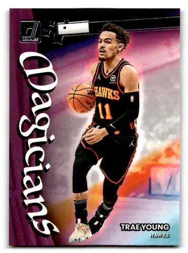 2022-23 Donruss Magicians #7 Trae Young NM-MT Hawks ID:55486 - Basketball Card Single