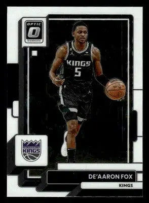 2022-23 Donruss Optic #130 De’Aaron Fox Base Sacramento Kings - Basketball Card Single