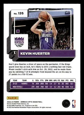 2022-23 Donruss Optic #135 Kevin Huerter - Basketball Card Single