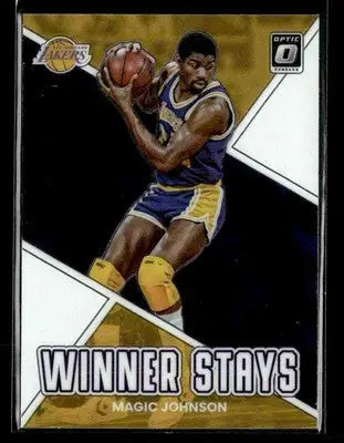 2022-23 Donruss Optic #19 Magic Johnson Winner Stays - Basketball Card Single