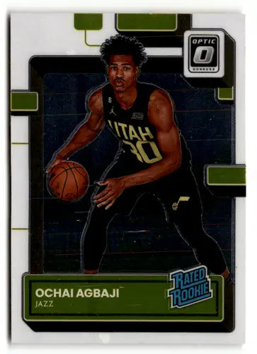 2022-23 Donruss Optic #205 Ochai Agbaji NM-MT Jazz Rated Rookie ID:58874 - Basketball Card Single