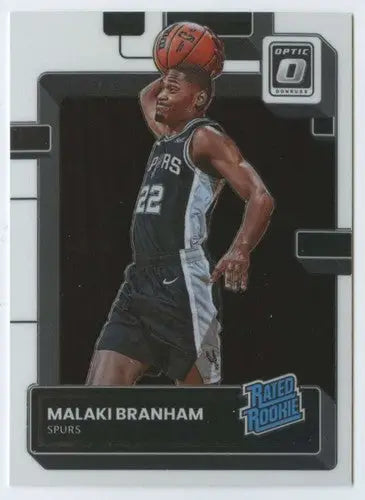 2022-23 Donruss Optic #222 Malaki Branham NM-MT Spurs Rated Rookie ID:55981 - Basketball Card Single