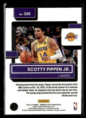 2022-23 Donruss Optic #228 Scotty Pippen Jr. - Basketball Card Single